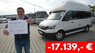 WOHNMOBIL PREISE FALLEN WIE VERRÜCKT 17139 € 10x CRAFTER VW Original Grand CaliforniaWerbung [upl. by Leiad]