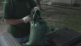 How to fill sandbags and use them to protect your home from flooding [upl. by Rhona]