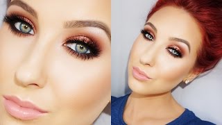 Chocolate Cranberry Smokey Eye  Talk Thru Tutorial  Jaclyn Hill [upl. by Norok854]