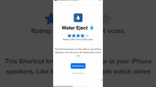 apple water eject  siri shortcurt  offbeat techies [upl. by Elleryt]