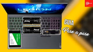 Lenovo Legion 5  COMO aumentar la RAM y el almacenamiento SSD  Paso a paso  RAM UPGRADE [upl. by Blainey]