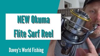 NEW Okuma Flite Surf Long Casting Reel  First Look [upl. by Enyahc825]