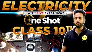 Electricity One Shot with Experiment  Class 10 Physics Board Exams With Ashu Sir  Science and Fun [upl. by Abas]