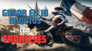 COMO GANAR CON LOS FRANCESES EN 10 MINUTOS 🔥  AGE OF EMPIRES 4 [upl. by Virendra607]