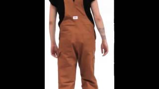 Mens Brown Work Dungarees [upl. by Maxia]