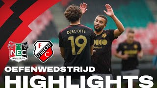 FC Utrecht verslaat NEC in besloten oefenwedstrijd ⚔  HIGHLIGHTS [upl. by Hyde]