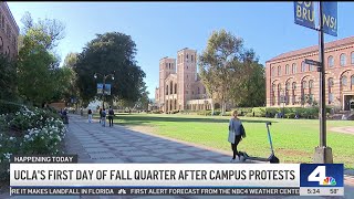 UCLAs first day of fall quarter after campus protests [upl. by Neggem]