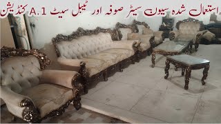 Used Chinoti Siven seater sofa With tables [upl. by Doloritas]