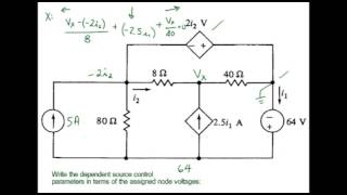 Supermesh Analysis with Dependent Sources Problems  DC Circuits and Network Theorems [upl. by Luann]