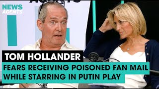 Tom Hollander fears poisoned fan mail during Patriots play from quotoverzealous Russian agentsquot [upl. by Mobley]