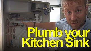 Plumbing Underneath Your Kitchen Sink  Plumbing Tips [upl. by Assilaj534]