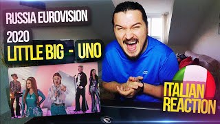 RUSSIA EUROVISION 2020 REACTION ITALIANA Little Big  UNO HANNO SPACCATO DI BRUTTO [upl. by Brig]