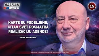 INTERVJU Bojan Dimitrijević  Karte su već podeljene posmatramo realizaciju agende 24102023 [upl. by Bensky]