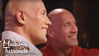 Dwayne The Rock Johnson Surprises Fans at MT Las Vegas  Celebrity Prank Scare  Madame Tussauds [upl. by Lilithe]