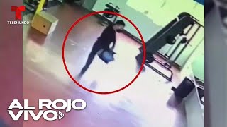 Joven asegura que un fantasma lo atacó en un gimnasio en Colombia y dice tener pruebas [upl. by Valaree197]