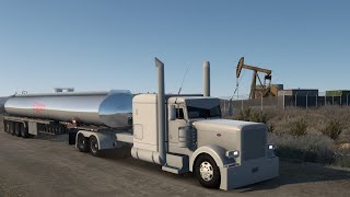 ExxonMobil Diesel Delivery Rezbuilt Peterbuilt AMERICAN TRUCK SIMULATOR 2024 [upl. by Lorrimor302]