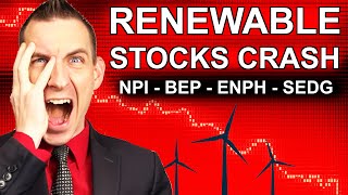 Huge Dividend Yields On These Crashing Renewable Stocks [upl. by Celie527]