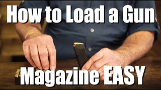 How to load a gun magazine EASY for beginners [upl. by Anikram]