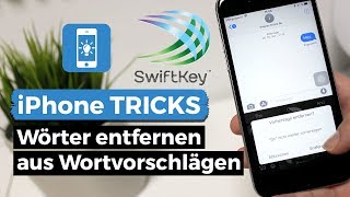 iPhone Tastatur Wörter aus Wortvorschlägen entfernen [upl. by Hachmann]