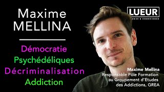 Maxime Mellina Démocratie psychédéliques décriminalisation addiction [upl. by Jezabelle]