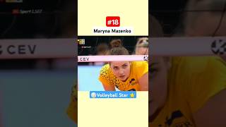 Maryna Mazenko  Melnychenko  Volleyball star  skills [upl. by Savil612]