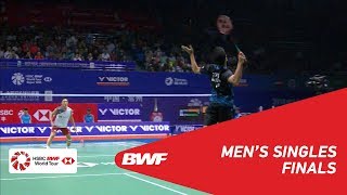 F  MS  Anthony Sinisuka GINTING INA vs Kento MOMOTA JPN 3  BWF 2018 [upl. by Aratak937]