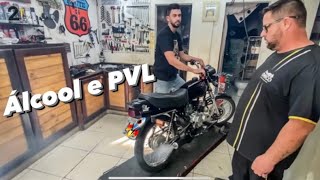 A RD 135 VOLTOU MAIS FORTE 🔥 ÁLCOOL VFORCE 4 E IGNIÇÃO PVL   moto dos inscritos [upl. by Gabrielle]