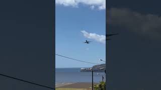 Ryanair Windshear Escape Manoeuvre  Madeira Funchal Airport [upl. by Ayrolg441]