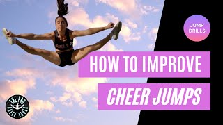 How to Improve Cheer Jumps  Cheerleading Jump Drills for athome Cheer Practice No Equipment [upl. by Arodaeht]