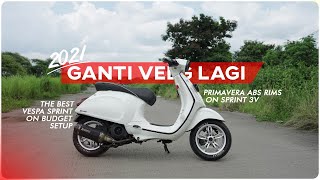 Pasang Velg Primavera ABS di Vespa Sprint [upl. by Atinek]