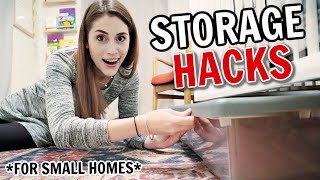 Clever Storage Hacks for Keeping Small Homes Organized [upl. by Lebiralc]