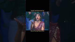 Vartika Jha Dharmesh sir 💃🔥 Dance shorts VartikaJhaWorld Indias Best Dancer Season 4 [upl. by Yrret]