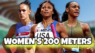 Womens 200m Final Line Up  US Olympic Trials 2024  Abby Steiner vs ShaCarri Richardson [upl. by Ratib]