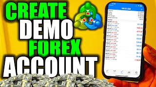 How To Make A DEMO Trading Account Using MetaTrader 4 [upl. by Carola]