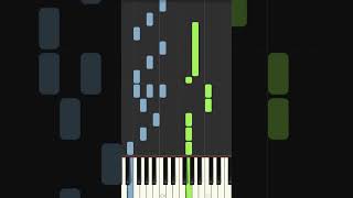 🎵 Kavinsky  Nightcall  Piano Tutorial piano shorts pianotutorial [upl. by Coffeng921]