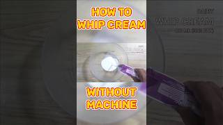 How to Whip Cream WITHOUT an Electric Mixer  Whip Cream By Hand shorts [upl. by Bubalo]