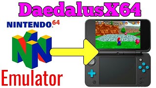 How to install DaedalusX64 a N64 Emulator for Nintendo 3DS and 2DS  Tutorial 2022 [upl. by Drarreg]