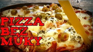 Pizza bez muky a lepku  Zdrava Low carb pizza  Ako urobit pizzu  Fitness recept  Domaca pizza [upl. by Milson]