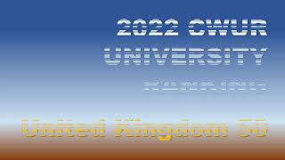 2022 CWUR TOP UNIVERSITY GLOBE TOTAL [upl. by Eeleak796]