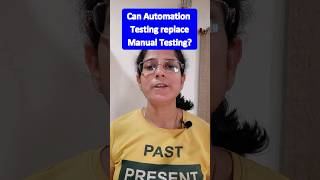 Can Automation Testing replace Manual Testingsoftwareengineer softwaretesting qalopamudrapanda [upl. by Aynuat]