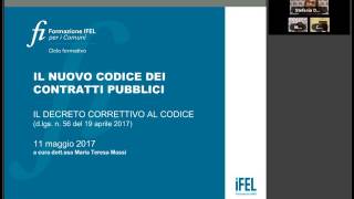 1152017  Correttivo al codice dei contratti pubblici cosa cambia [upl. by Anyl]