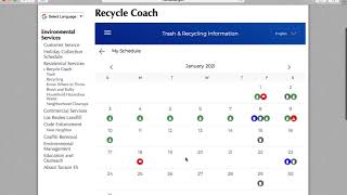 Get your TrashRecycling Schedule [upl. by Lonnie469]