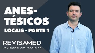 Anestésicos locais História e estrutura química Parte 1  Videoaula  Residência Médica [upl. by Tnahsin]