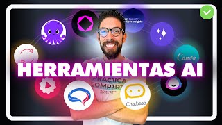 10 Herramientas de Inteligencia Artificial para NEGOCIOS  🤖 Nosotros las usamos [upl. by Cristi]