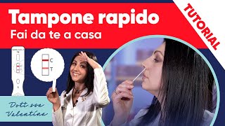 Come fare il tampone antigenico rapido nasale Tutorial per effettuare il tampone fai da te a casa [upl. by Cleon]