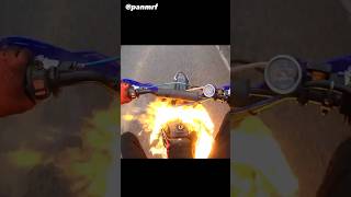 Gas Tank Explodes with Rider on Bike [upl. by Driscoll855]