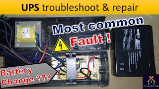 UPS  Troubleshooting amp Repair  UPS Backup Problem [upl. by Lenahc934]