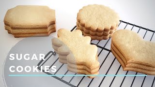 The Best Sugar Cookies to Decorate with Royal Icing No Spread [upl. by Ardnazil]