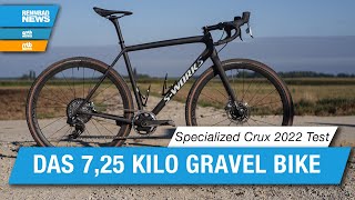 Specialized Crux 2022 Test das leichteste Gravel Bike der Welt [upl. by Leonhard]