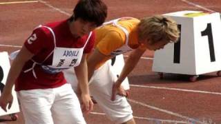 Fancam 100914 Junhyung 2 in Idol Star Athletics Championships Chuseok Special [upl. by Evangelina]